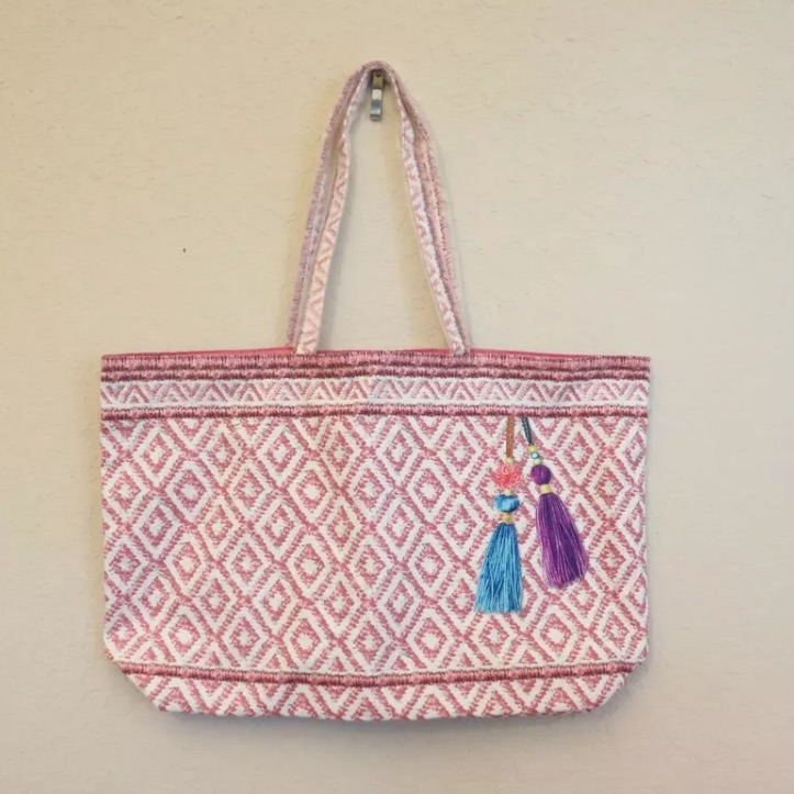 Estee Lauder Pink Large Shopping Tote Beach Bag Brand New